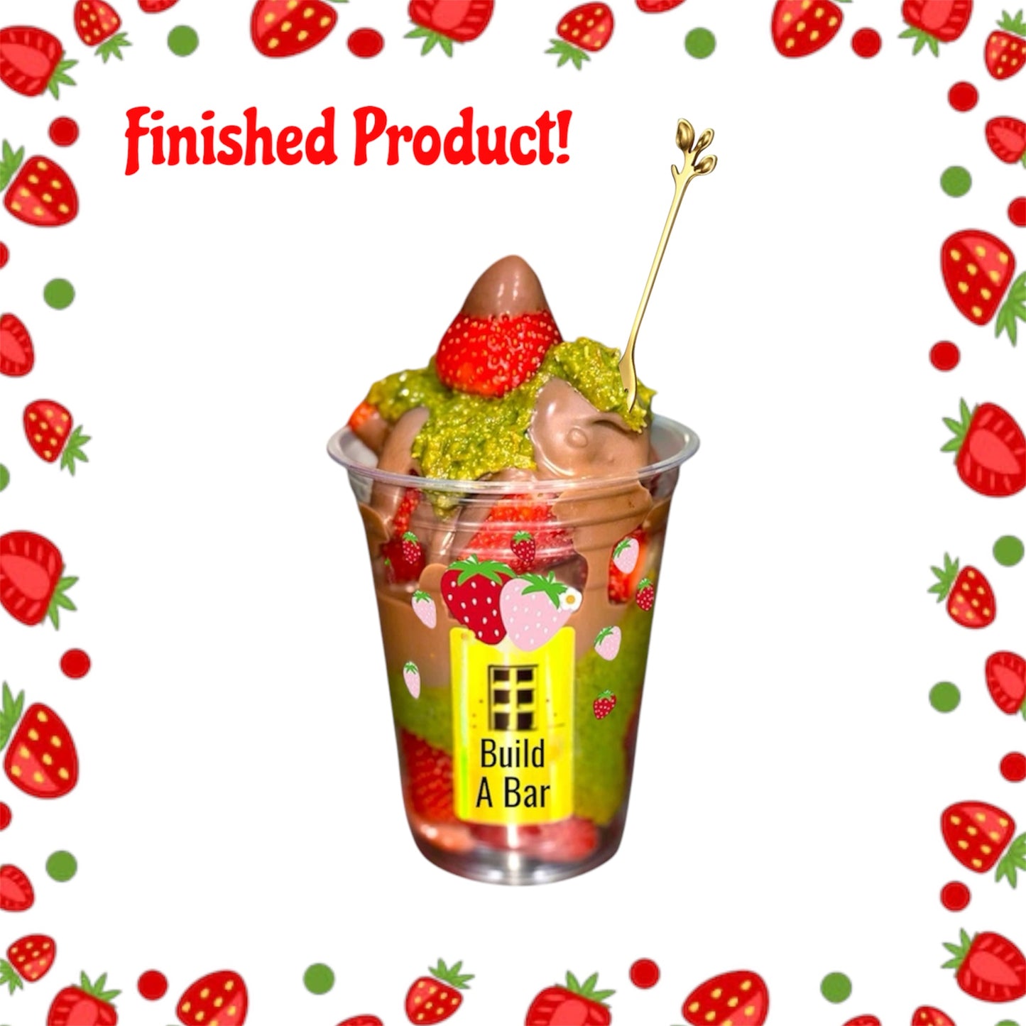 Dubai Pistachio Strawberry Cup Kit