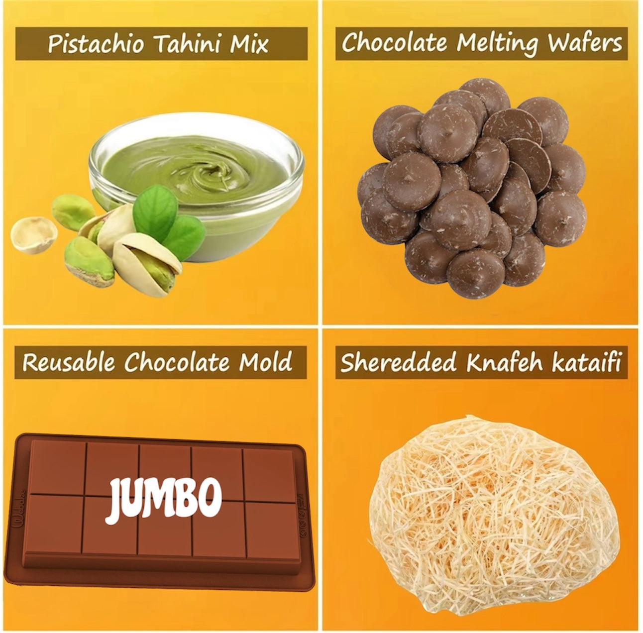 Jumbo Dubai Chocolate Bar kit