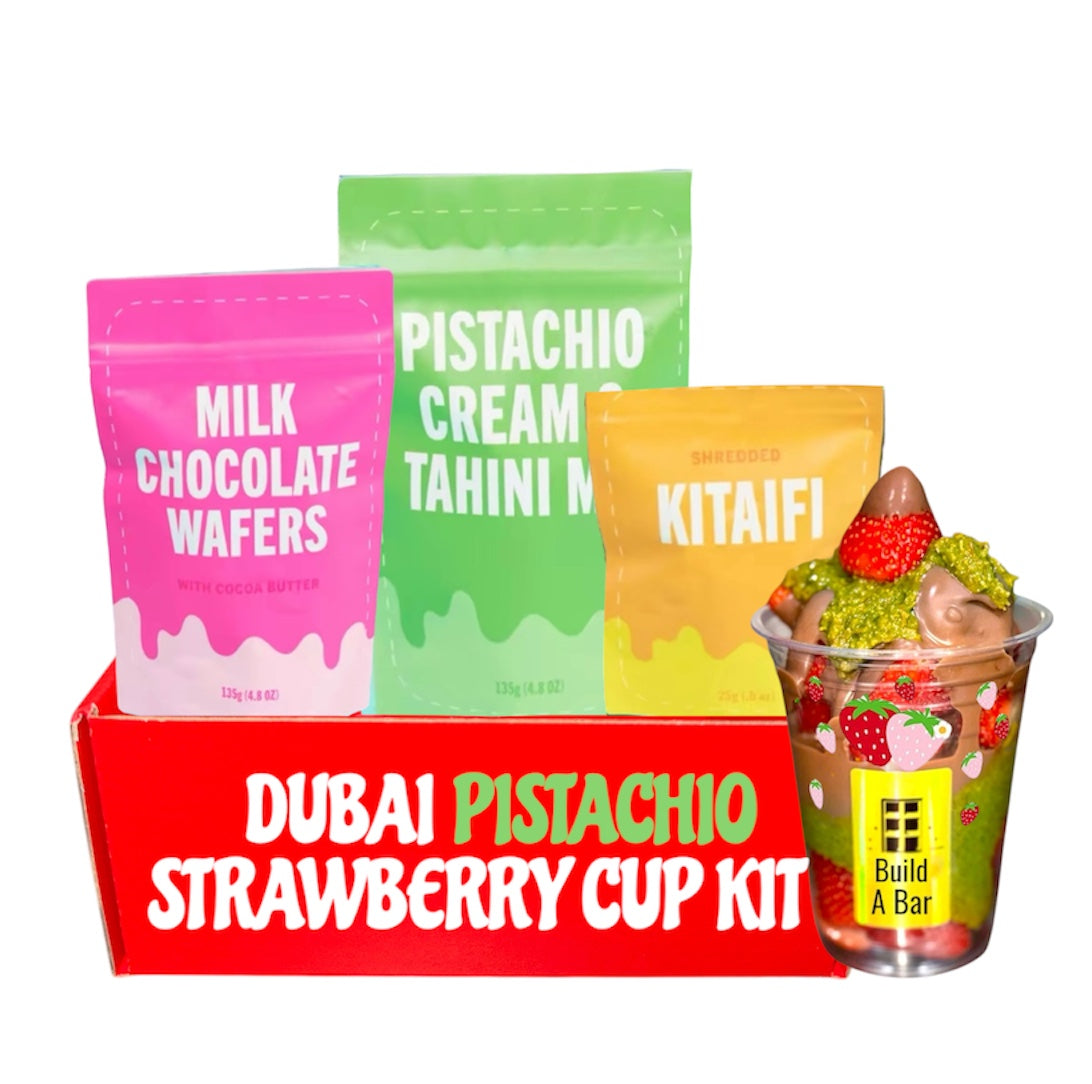 Dubai Pistachio Strawberry Cup Kit