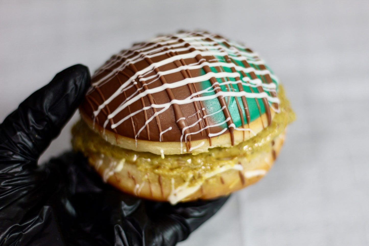 Viral Dubai knafeh Pistachio Glazed Doughnut