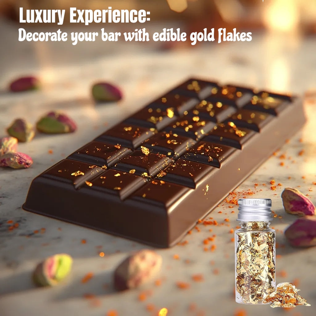 THE Jumbo Dubai Chocolate Bar kit (24k Gold Flakes Included)